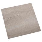 Self-Adhesive Floor Planks 30.5 x 30.5 cm 20 pcs PVC Taupe