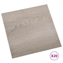 Zelfklevende Vloerplanken 30,5 x 30,5 cm 20 pcs PVC Taupe