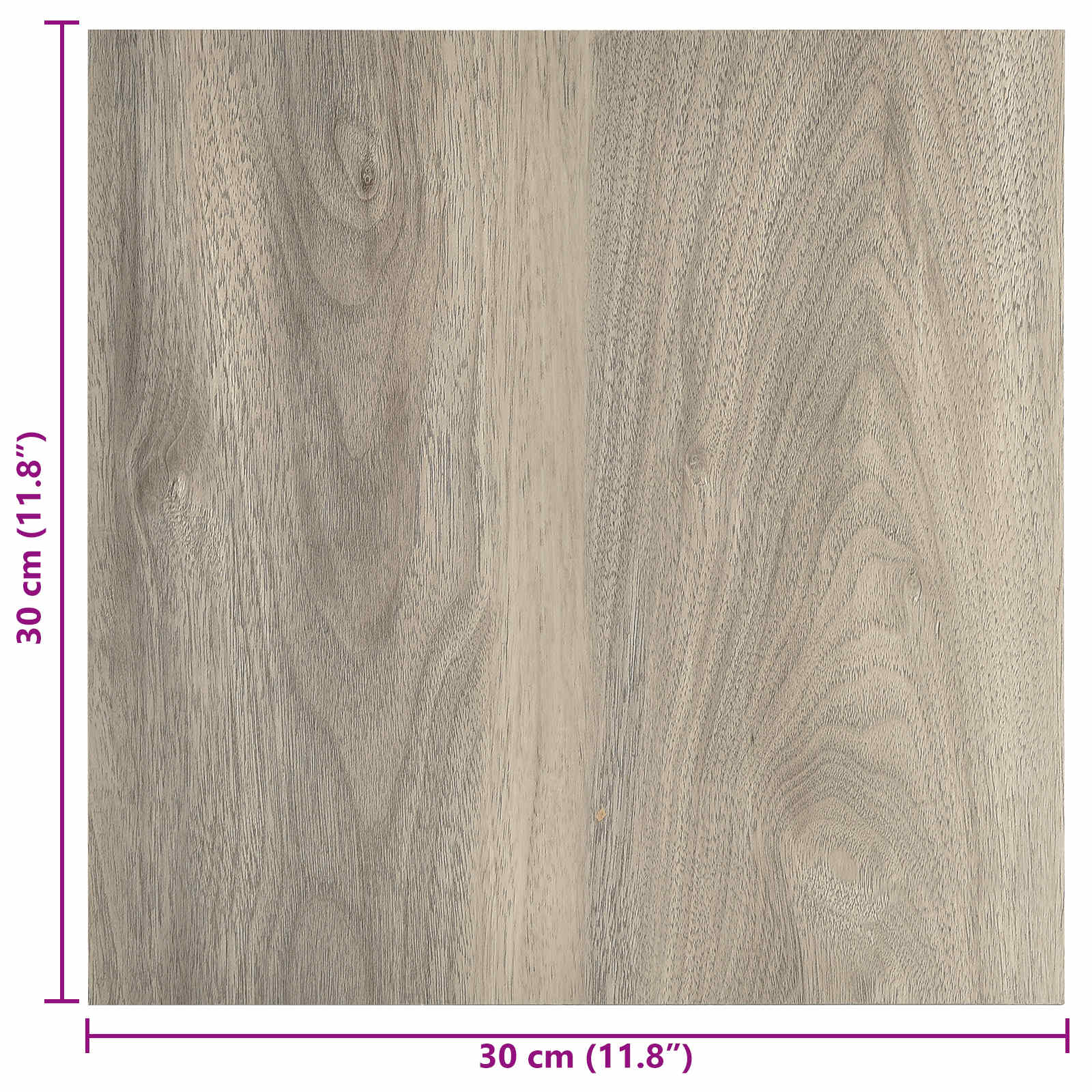 Zelfklevende Vloerplanken 30,5 x 30,5 cm 20 pcs PVC