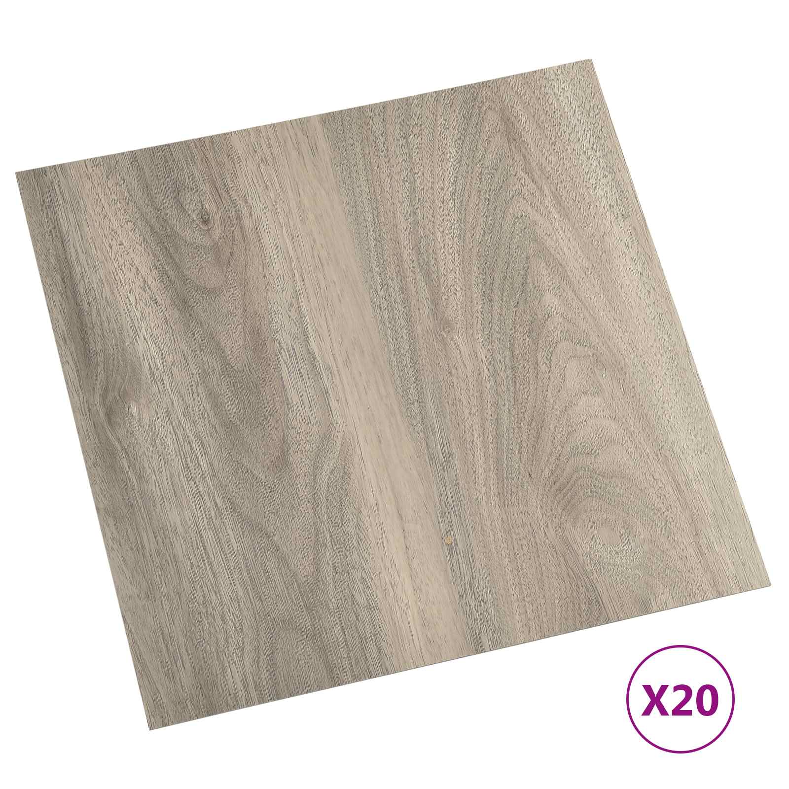 Zelfklevende Vloerplanken 30,5 x 30,5 cm 20 pcs PVC