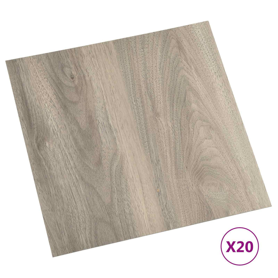Zelfklevende Vloerplanken 30,5 x 30,5 cm 20 pcs PVC