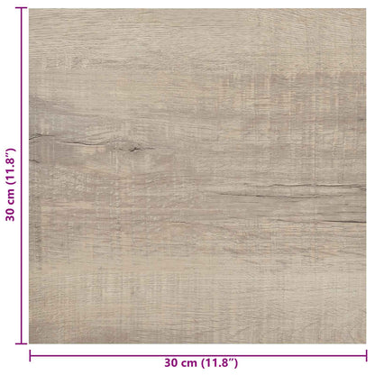 Zelfklevende Vloerplanken 30,5 x 30,5 cm 20 pcs PVC Oud hout