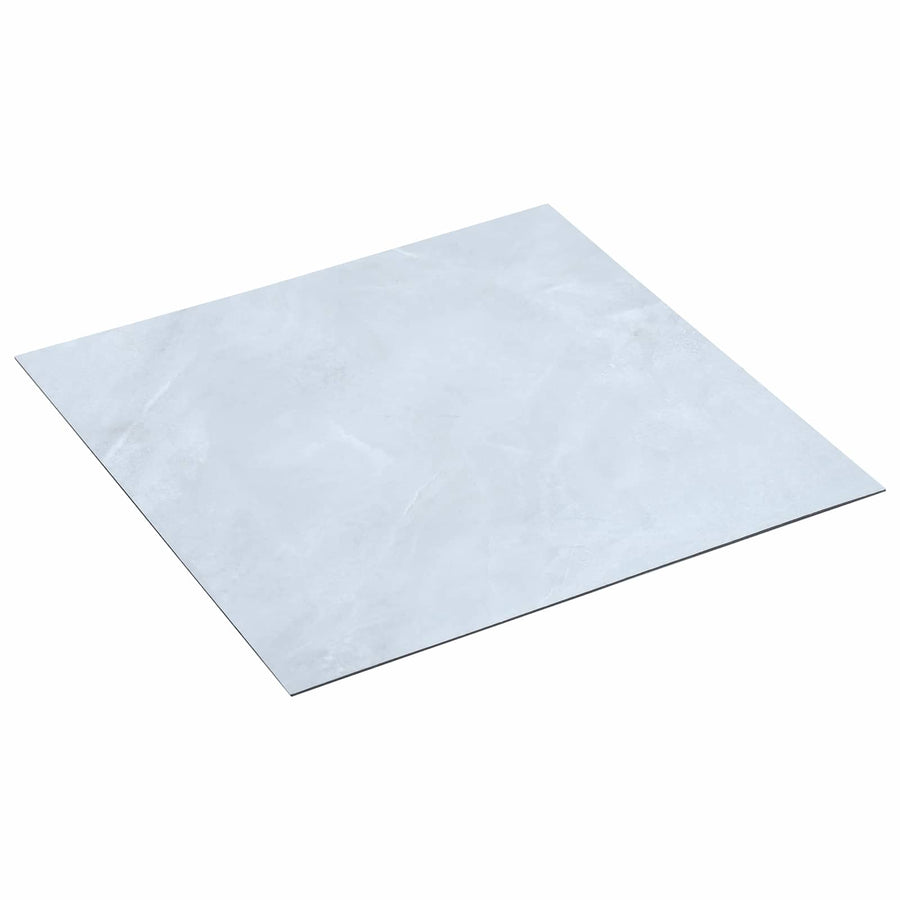 Zelfklevende Vloerplanken 30,5 x 30,5 cm 20 pcs PVC Wit Marmer