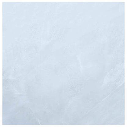 Zelfklevende Vloerplanken 30,5 x 30,5 cm 20 pcs PVC Wit Marmer