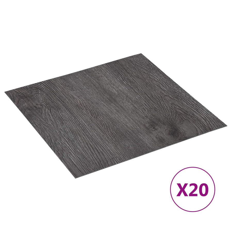 Zelfklevende Vloerplanken 30,5 x 30,5 cm 20 pcs PVC