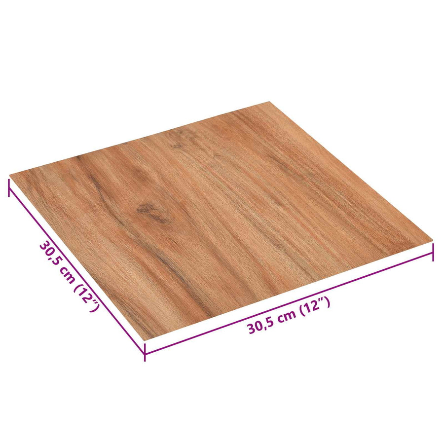 Zelfklevende Vloerplanken 30,5 x 30,5 cm 20 pcs PVC Licht Hout