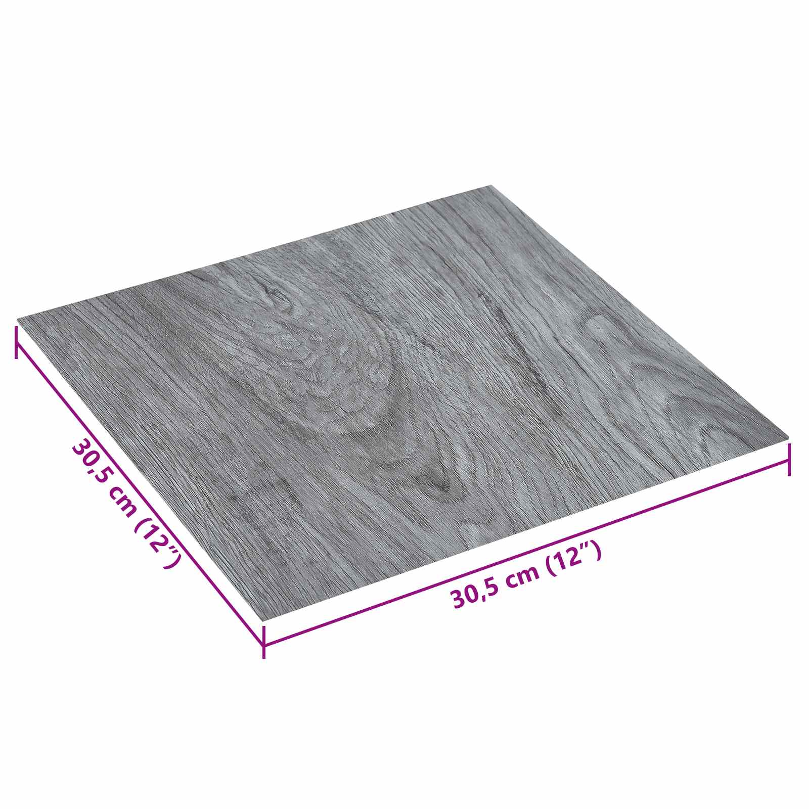 Zelfklevende Vloerplanken 30,5 x 30,5 cm 20 pcs PVC