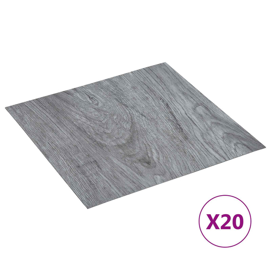 Zelfklevende Vloerplanken 30,5 x 30,5 cm 20 pcs PVC
