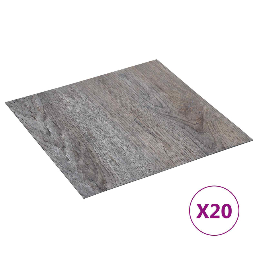 Zelfklevende Vloerplanken 30,5 x 30,5 cm 20 pcs PVC