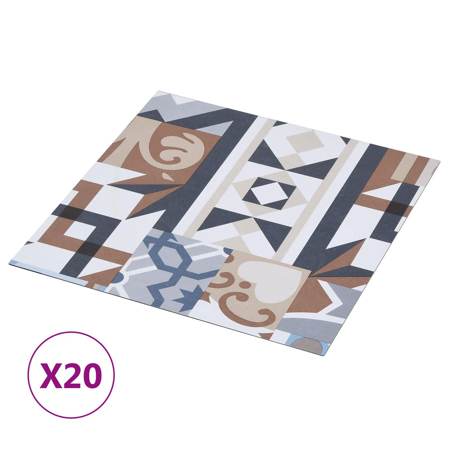 Zelfklevende Vloerplanken 30,5 x 30,5 cm 20 pcs PVC