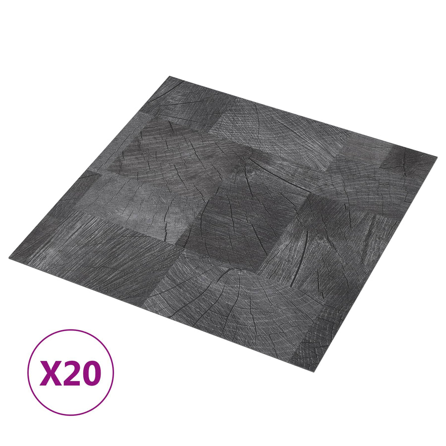 Zelfklevende Vloerplanken 30,5 x 30,5 cm 20 pcs PVC
