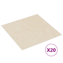Zelfklevende Vloerplanken 30,5 x 30,5 cm 20 pcs PVC Lichtgeel