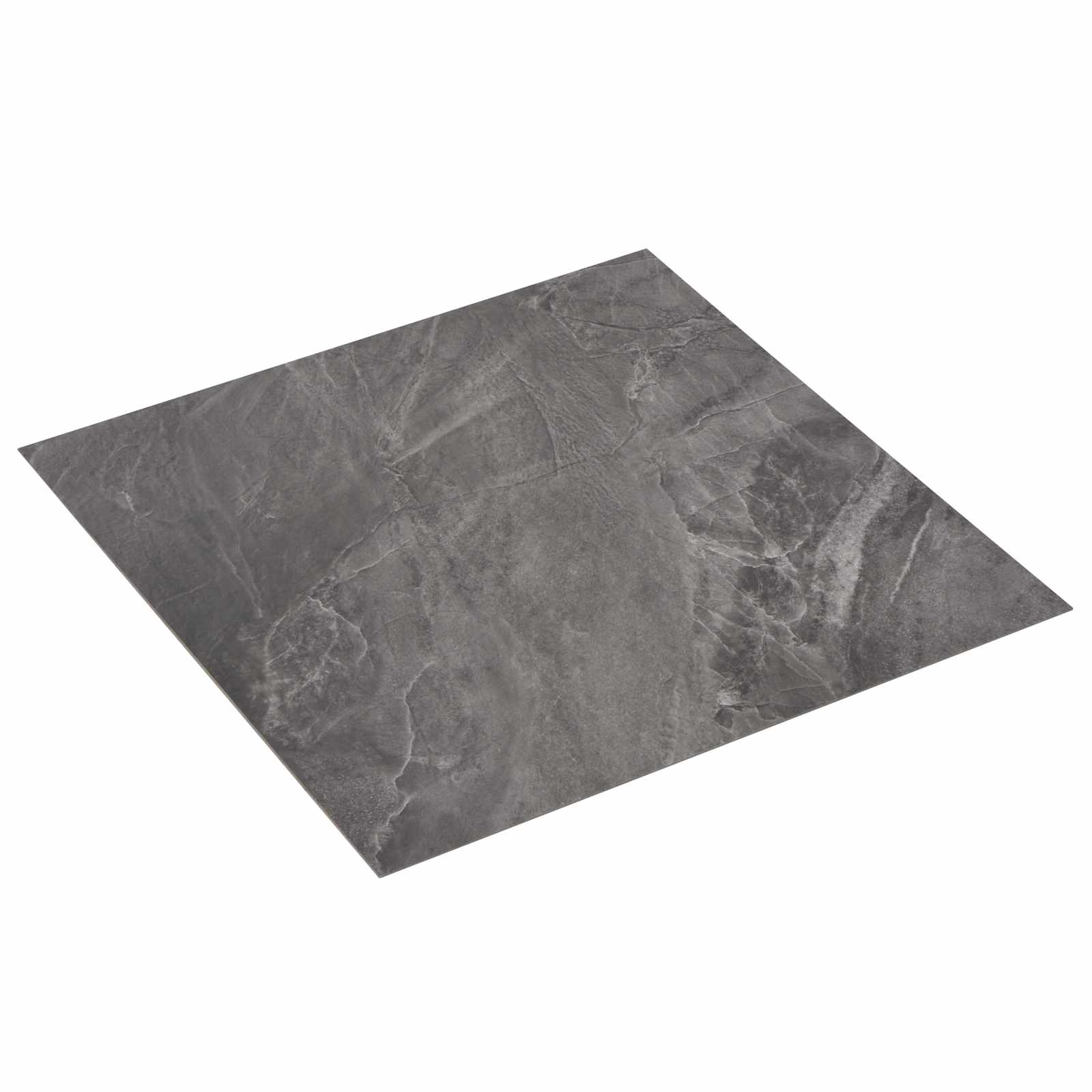 Zelfklevende Vloerplanken 30,5 x 30,5 cm 20 pcs PVC Zwart