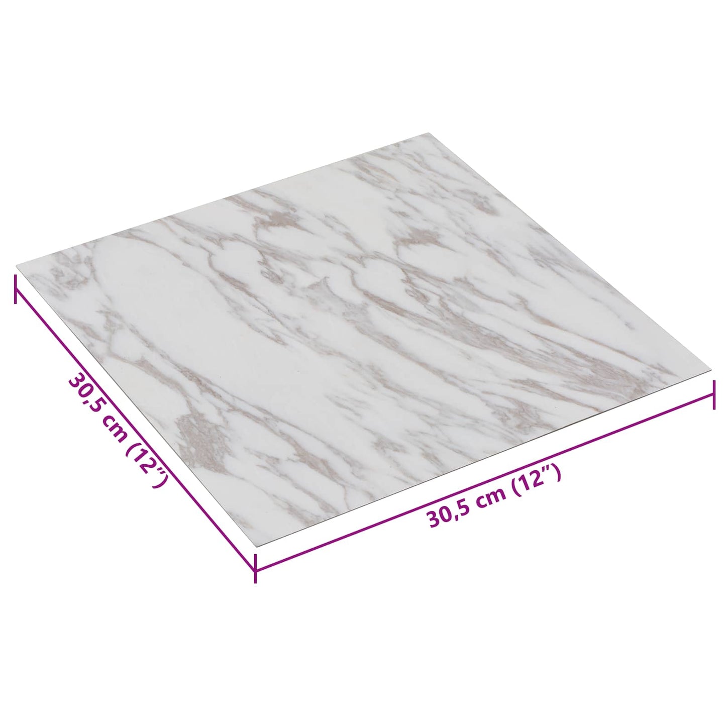 Zelfklevende Vloerplanken 30,5 x 30,5 cm 20 pcs PVC