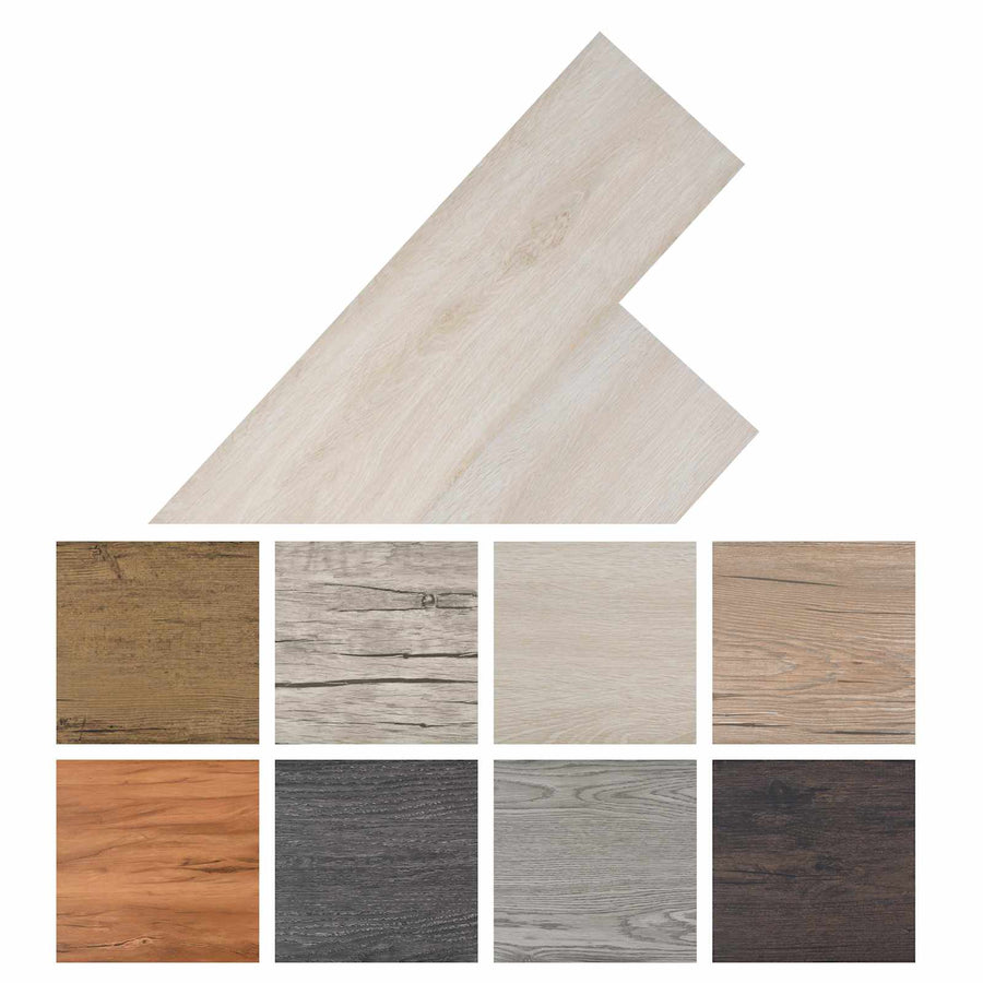 Zelfklevende PVC Vloerplanken 30,5 x 61 cm 28 pcs PVC