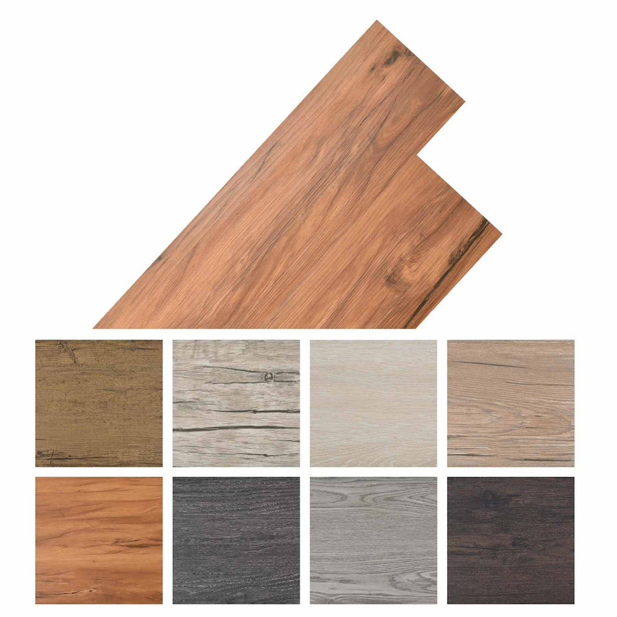 Zelfklevende PVC Vloerplanken 30,5 x 61 cm 28 pcs PVC