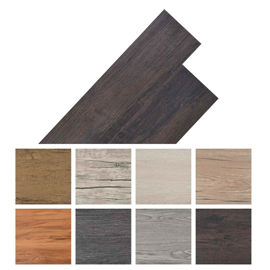 Zelfklevende PVC Vloerplanken 30,5 x 61 cm 28 pcs PVC