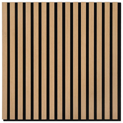Wandpanelen 2 pcs Naturel 60,5 x 60 cm