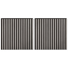 Wandpanelen 2 pcs Grijs 60,5 x 60 cm