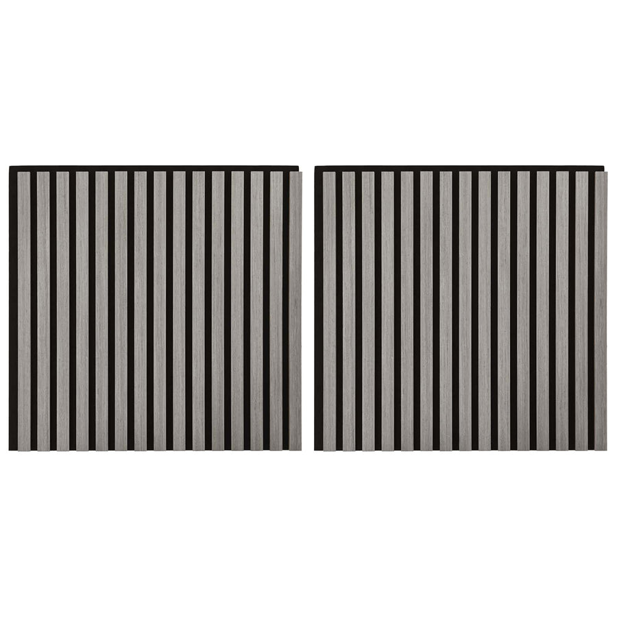 Wandpanelen 2 pcs Grijs 60,5 x 60 cm