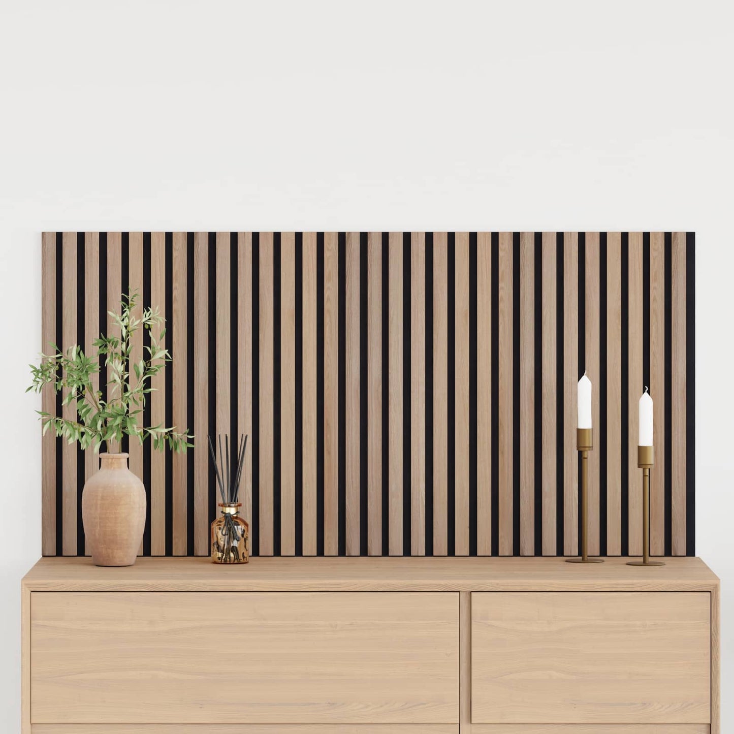 Wandpanelen 2 pcs Bruin 60,5 x 60 cm