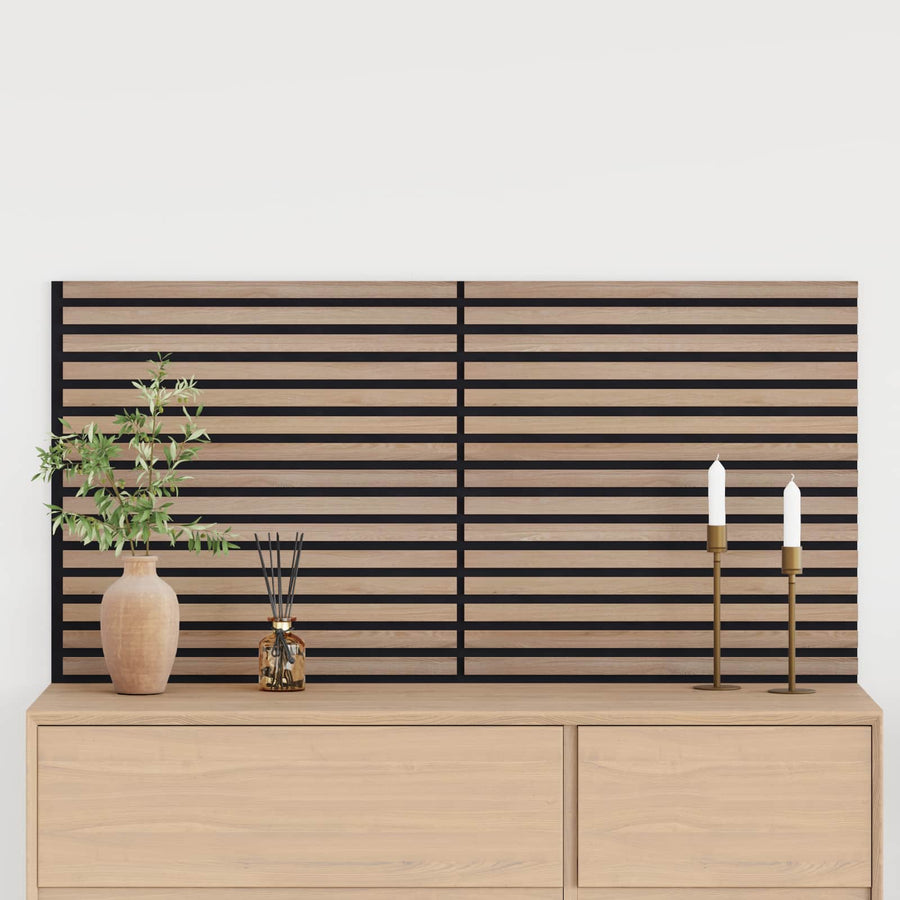 Wandpanelen 2 pcs Bruin 60,5 x 60 cm