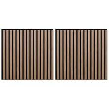 Wandpanelen 2 pcs Bruin 60,5 x 60 cm