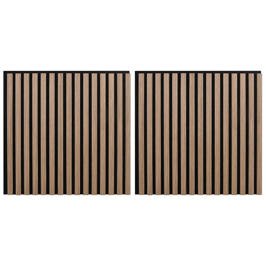 Wandpanelen 2 pcs Bruin 60,5 x 60 cm