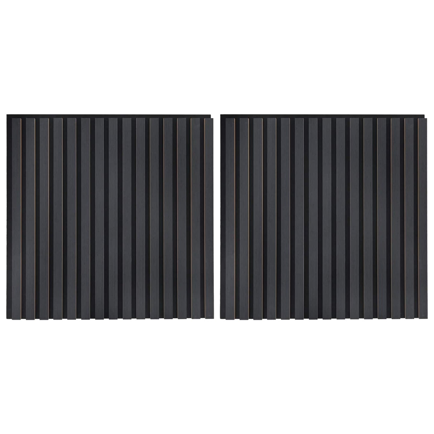 Wandpanelen 2 pcs Antracietkleurig 60,5 x 60 cm