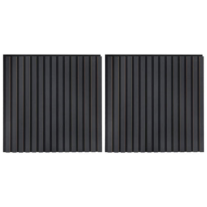 Wandpanelen 2 pcs Antracietkleurig 60,5 x 60 cm