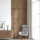Wall panels 8 pcs Natural 60.5 x 60 cm