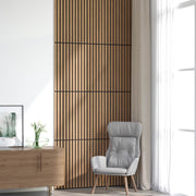Wandpanelen 8 stuks naturel 60,5 x 60 cm