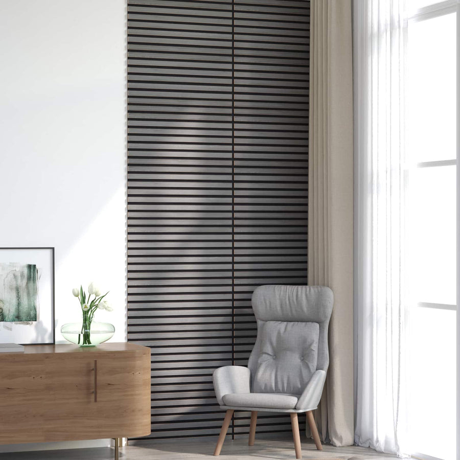 Wandpanelen 8 pcs Grijs 60,5 x 60 cm