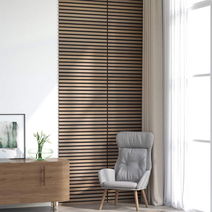 Wandpanelen 8 pcs Bruin 60,5 x 60 cm