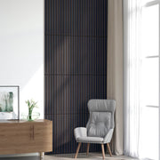 Wandpanelen 8 stuks 60,5x60 cm antraciet