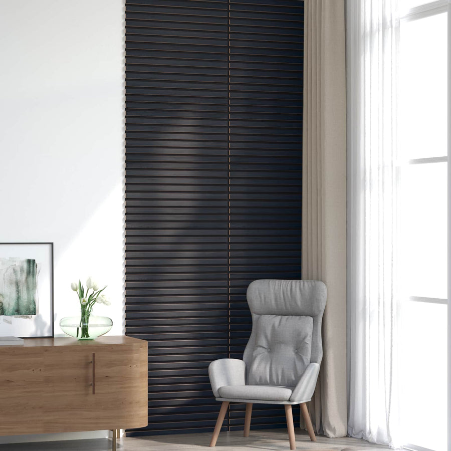 Wandpanelen 8 pcs Antracietkleurig 60,5 x 60 cm