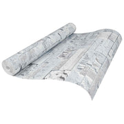 Behang 10 x 0,53 m non-woven lichtgrijs steenlook