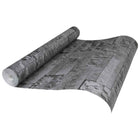 Behang 10 x 0,53 m steenlook zwart non-woven