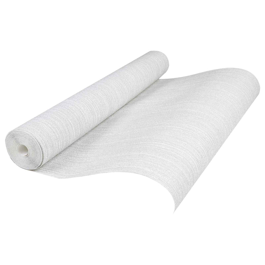 3D Vast Behang Gestreept Lichtgrijs 10 x 0,53 m Non-Woven Stof