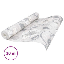 3D Vast Behang Gestreept Bloem 10 x 0,53 m Non-Woven Stof