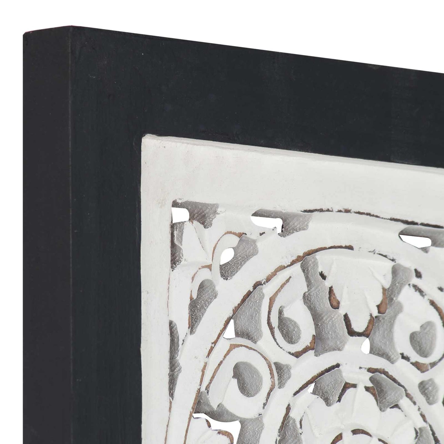 Kunst Decoratie Zwart en Wit 40 x 40 x 1,5 cm
