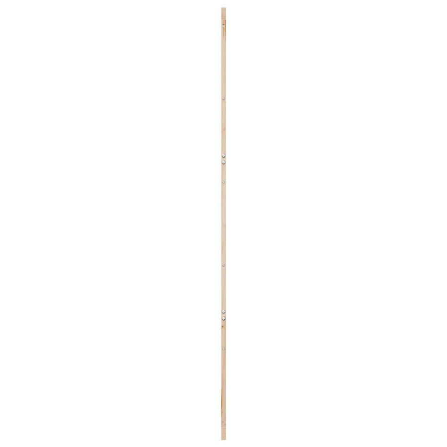 Schuifdeur Naturel 100 x 2,5 x 208 cm Massief grenenhout