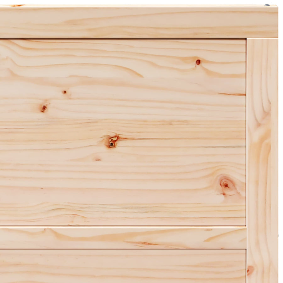 Schuifdeur Naturel 90 x 2,5 x 208 cm Massief grenenhout