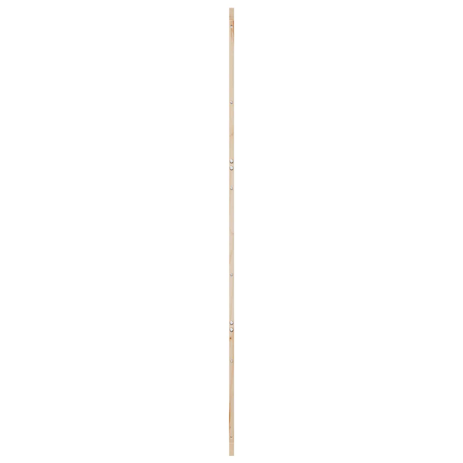 Schuifdeur Naturel 90 x 2,5 x 208 cm Massief grenenhout