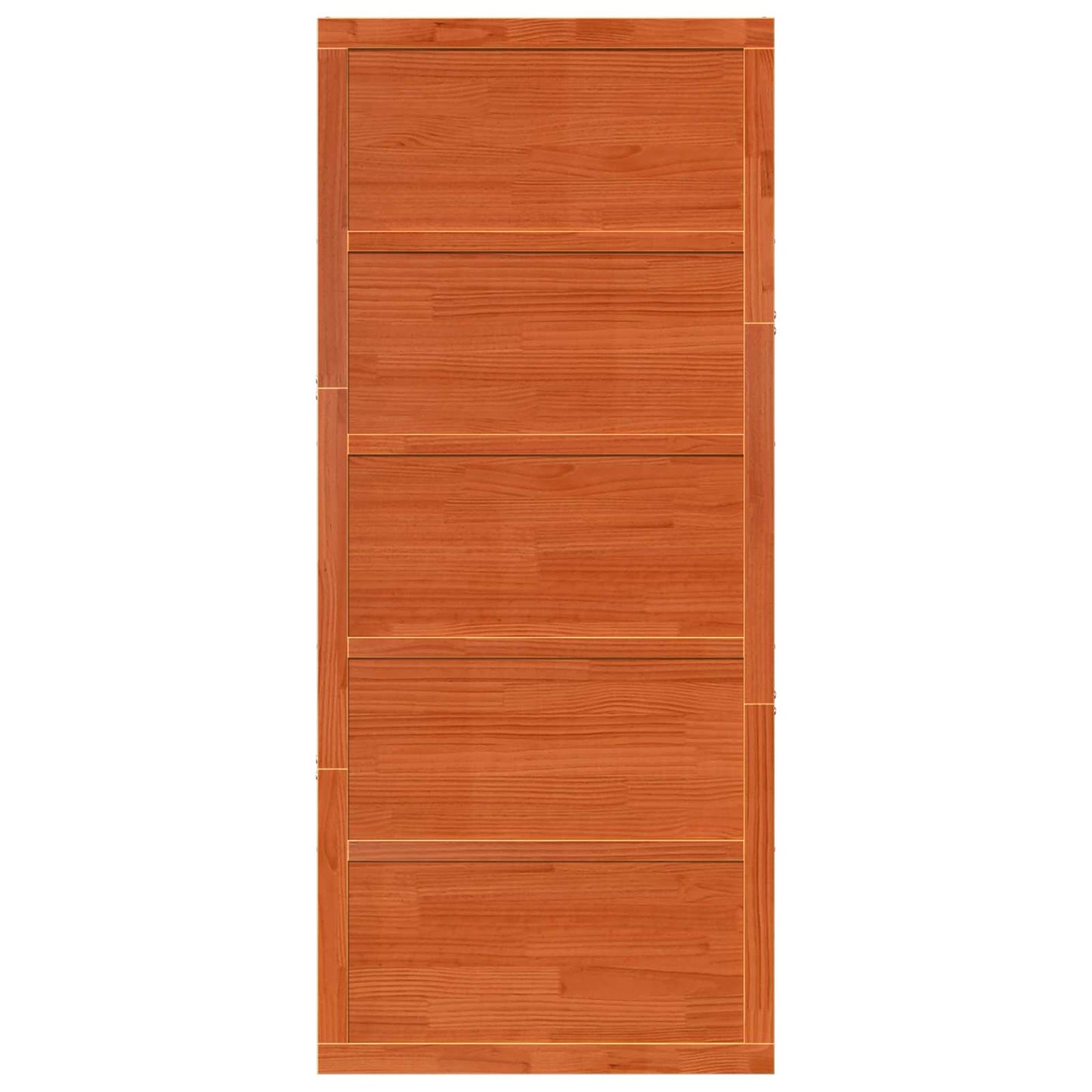 Schuifdeur Wasbruin 90 x 2,5 x 208 cm Massief grenenhout