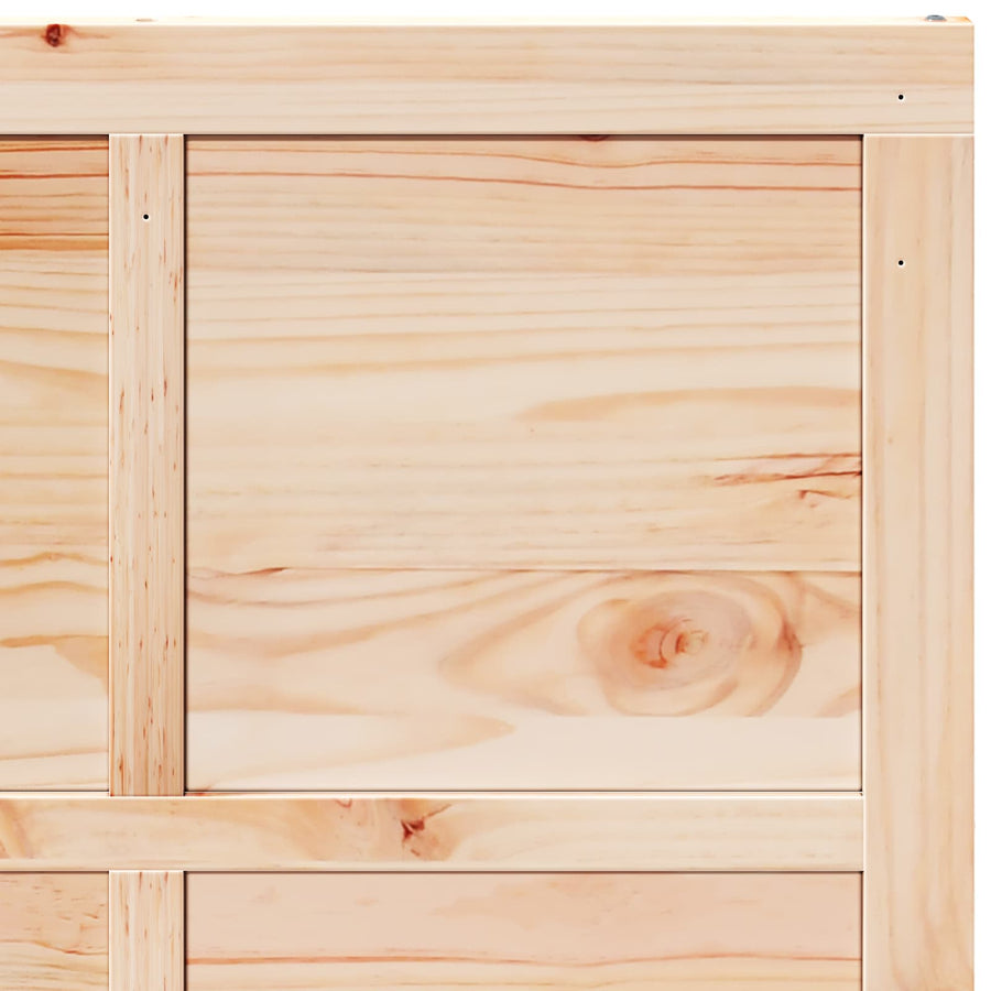 Schuifdeur Naturel 100 x 2,5 x 208 cm Massief grenenhout