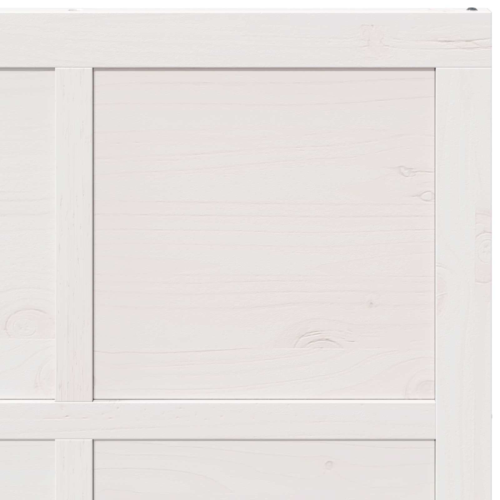 Schuifdeur Wit 100 x 2,5 x 208 cm Massief grenenhout