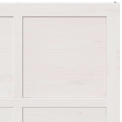 Schuifdeur Wit 100 x 2,5 x 208 cm Massief grenenhout