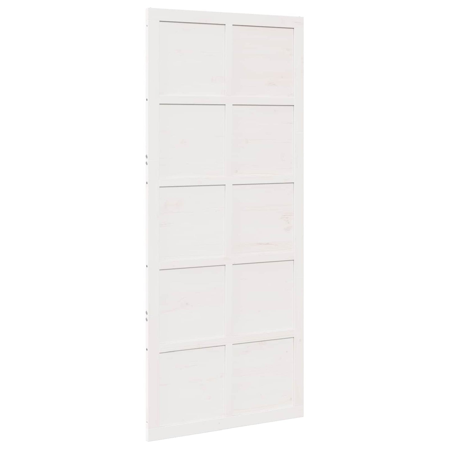 Schuifdeur Wit 100 x 2,5 x 208 cm Massief grenenhout