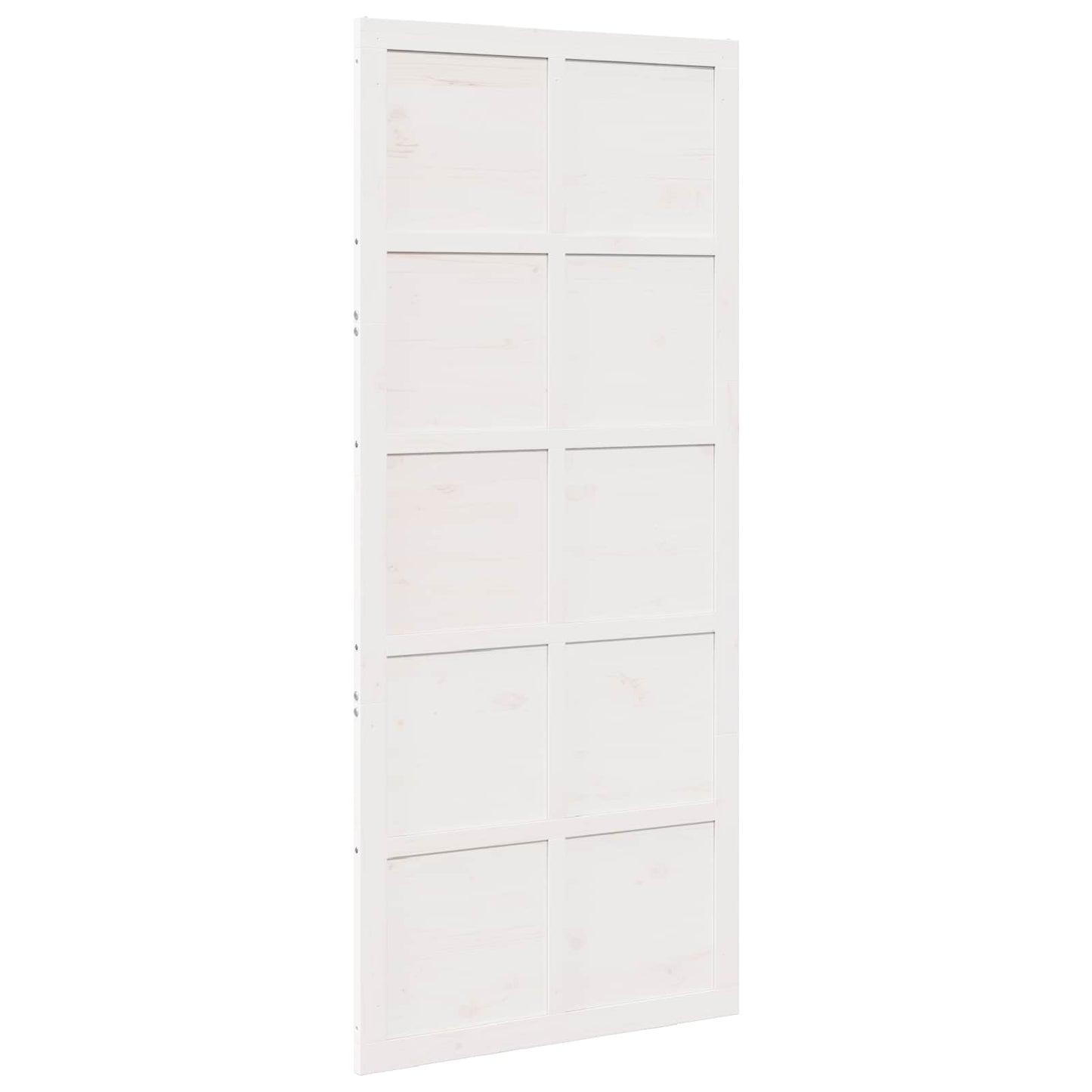 Schuifdeur Wit 100 x 2,5 x 208 cm Massief grenenhout